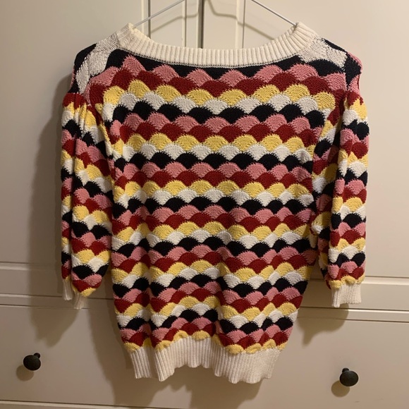 Beautiful knit sweater. Worn once. Wish it fit me better… - Picture 2 of 3